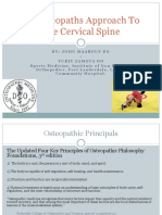 An Osteopaths Approach To The Cervical Spine