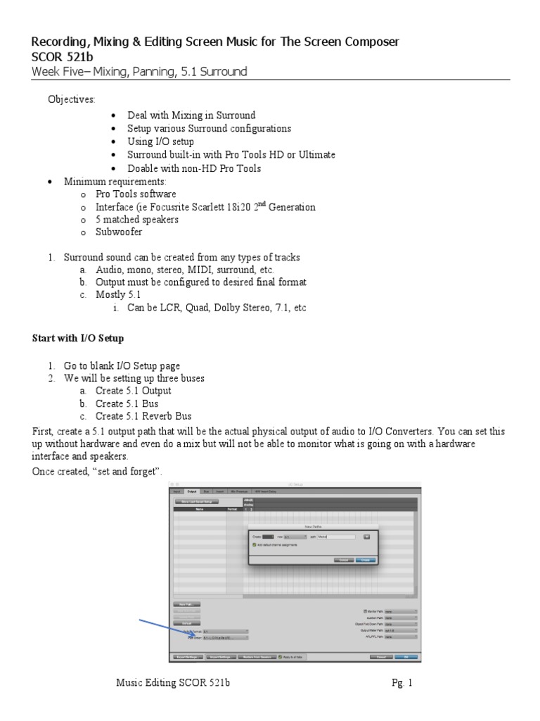 Lessons 06 Surround Mixing 5.1 | PDF | Home & Garden | Technology ...