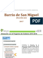 Estudio Prevención Barrio de San Miguel Sur