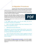 Australia Migration and Visa