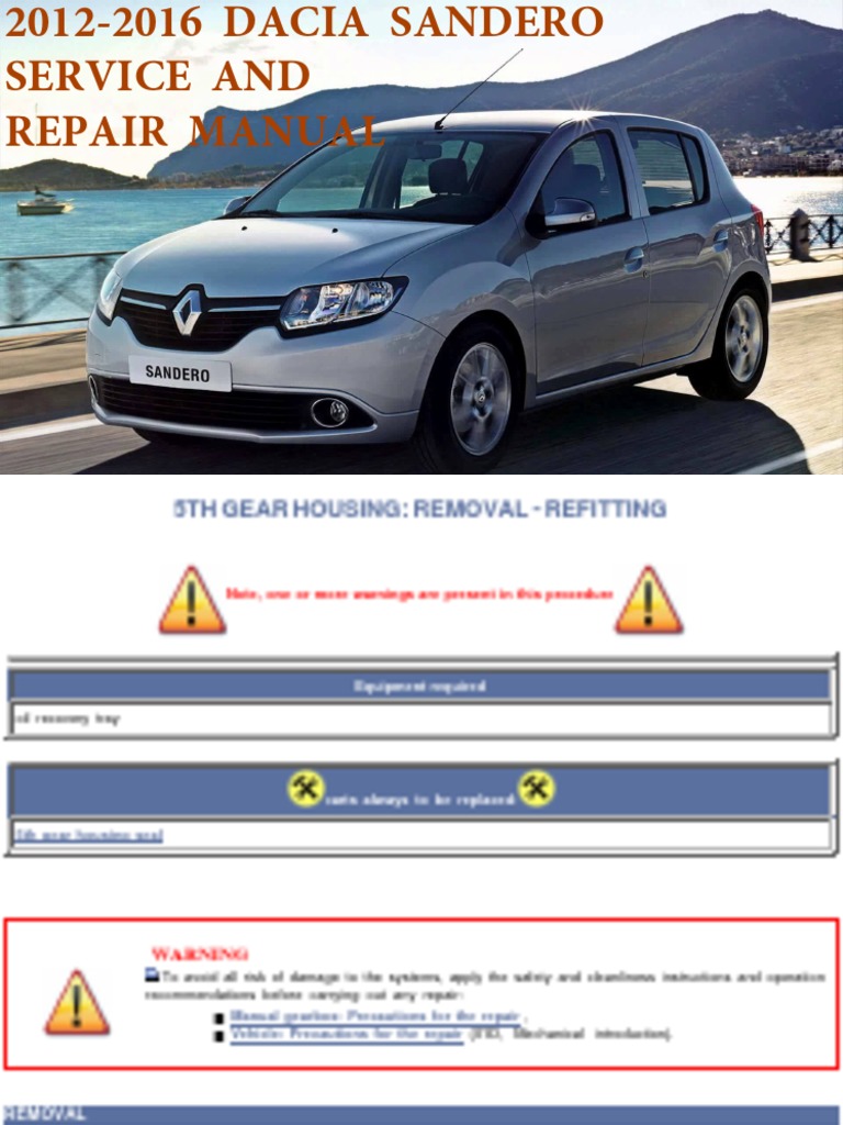 Renault Sandero Manual PDF
