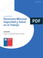 Panorama Mensual Seguridad y Salud en El Trabajo Julio 2019.