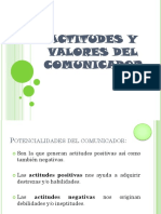 Actitudes y Valores Del Comunicador 4