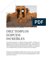 10 Templos Egipcios.