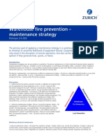 RT Warehouse Fire Prevention Maintenance Strategy