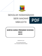 Kertas Kerja Program Nyanyian Solo