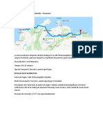 Diseño del plan de ruta y red geográfica de transporte