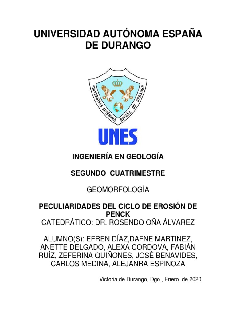 Geomorfología-WALTHER PENCK | PDF | Valle | Terreno
