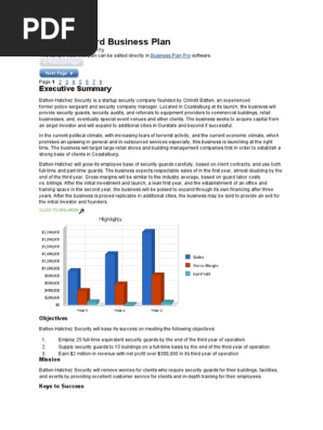 Security Guard Business Plan