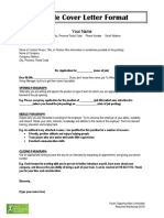 Cover Letter Tips and Example PDF