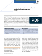 Association BMI With GWG PDF