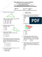 Uts Matematika Kelas 8 Genap