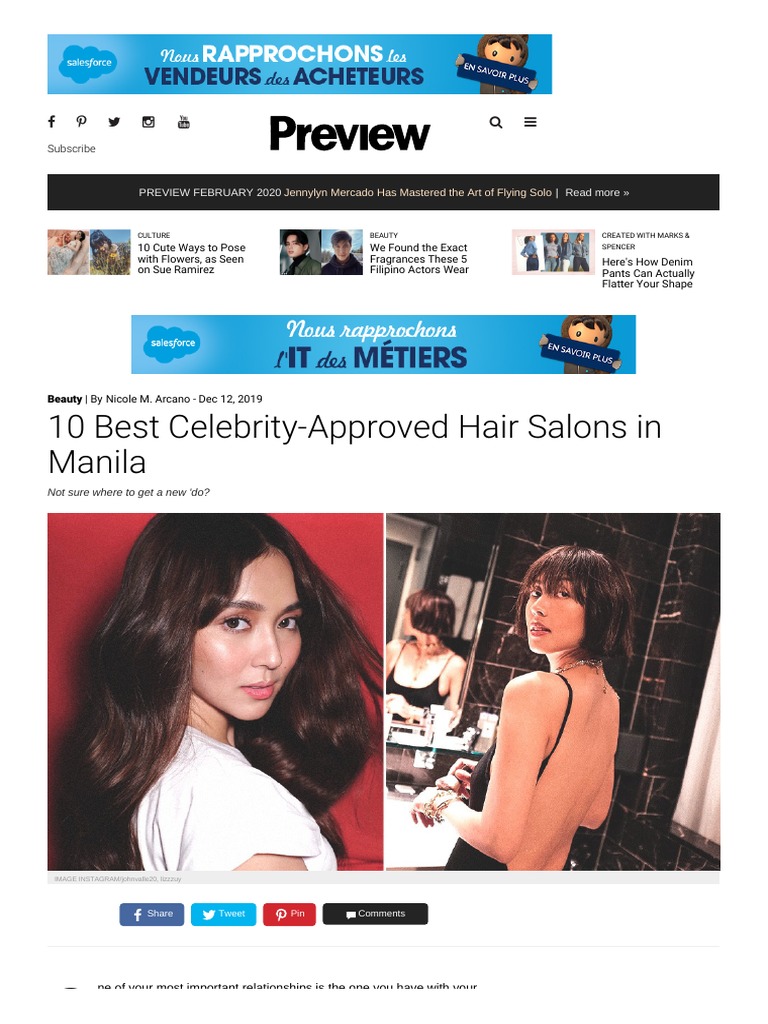 Hair Salons | PDF | Hairdresser | Hairstyle