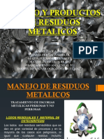 Manejo y Productos de Residuos Metalicos