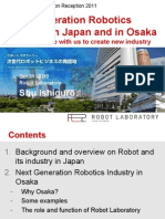 Next Generation Robotics Industry in Japan and in Osaka: Shu Ishiguro