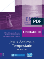 UEM - EMEJ (Estudo Minucioso Evangelho Jesus) Unidade III - Jesus Acalma A Tempestade MC 04-35a41 PDF