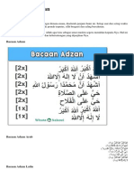 Adzan Dan Iqomah PDF