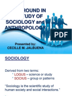 Sociology: A Backgrounder 