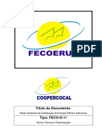 FECO D 11 Rede Compacta de Distribuição de Energia Elétrica Estruturas COOPERCOCAL4