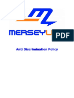 Anti Discrimination Policy