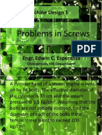 Problems On Screws PDF