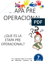 Etapa Pre Operacional-1