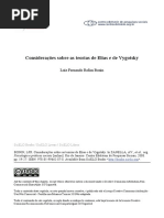 Considerações Elias e Vygotsky