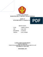 Laporan Praktikum Tumbuhan Tingkat Rendah