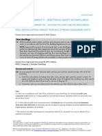 BEAMA Technical Bulletin - Part P & Part M - Multirow Consumer Unit Installation Height - Updated 2015