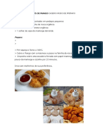 Como Fazer Nuggets de Frango Caseiro Modo de Preparo