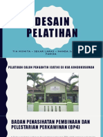 Desain Pelatihan