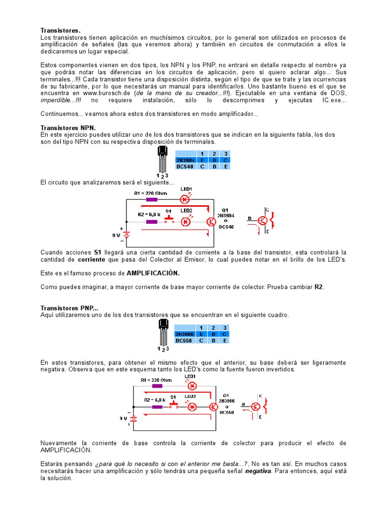 El Transistor | PDF | Transistor | Transistor de unión bipolar