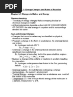 Download Enthalpy and Reaction Rates Notes by tausman SN44901114 doc pdf