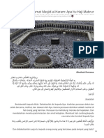 Khutbah Jumat Masjid Al-Haram Apa Itu Haji Mabrur