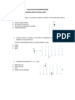 TALLER DE ELECTROMAGNETISMO (Potencial Eléctrico)