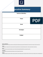 Executive Summary Template PDF