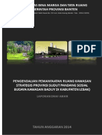 Laporan Draf Akhir Kawasan Strategis Provinsi Banten Lama Dan Kawasan Hal Ulayat Masyarakat Baduy PDF