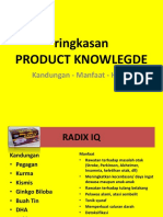 Product Knowlegde - 1-1-1