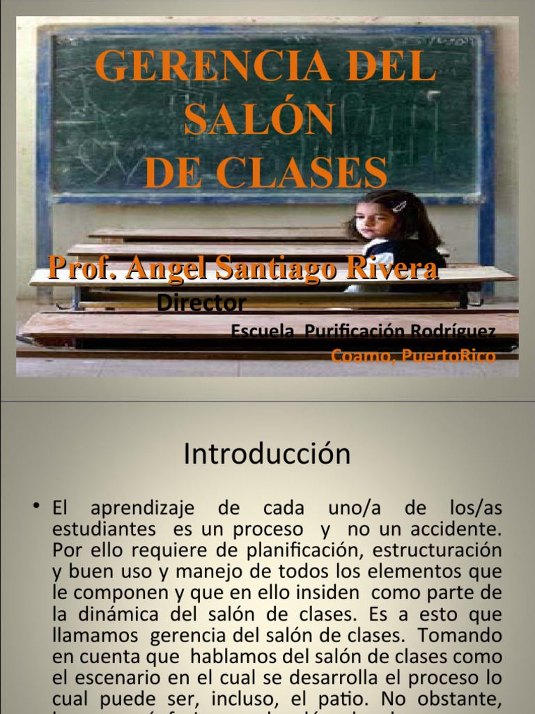 Gerencia Efectiva del Salón de Clases | PDF | Aprendizaje | Planificación