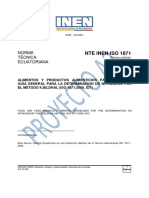 NTE ISO 1871 Proteina Kjeldahl PDF