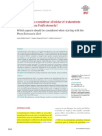 ¿Qué Aspectos Considerar Al Iniciar El Tratamiento Nutricional para Fenilcetonuria?