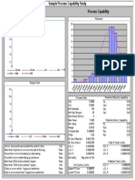 Advance Control Chart example excel