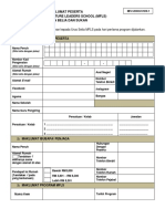 Borang Maklumat Peserta PDF