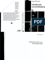 Introduccion A La Sociohistoria Noiriel PDF