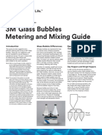 Glass Bubbles 3M Bubble Glass Metering Mixing Guide 9842072 Rev. B Celum PDF