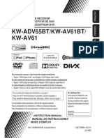 JVC KW-AV61 Owners Manual