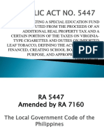 R.A 5447 specialEducationFund