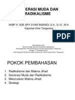 Generasi Muda Dan Radikalisme