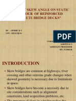 Effect of Skew Angle On Static Behaviour 1