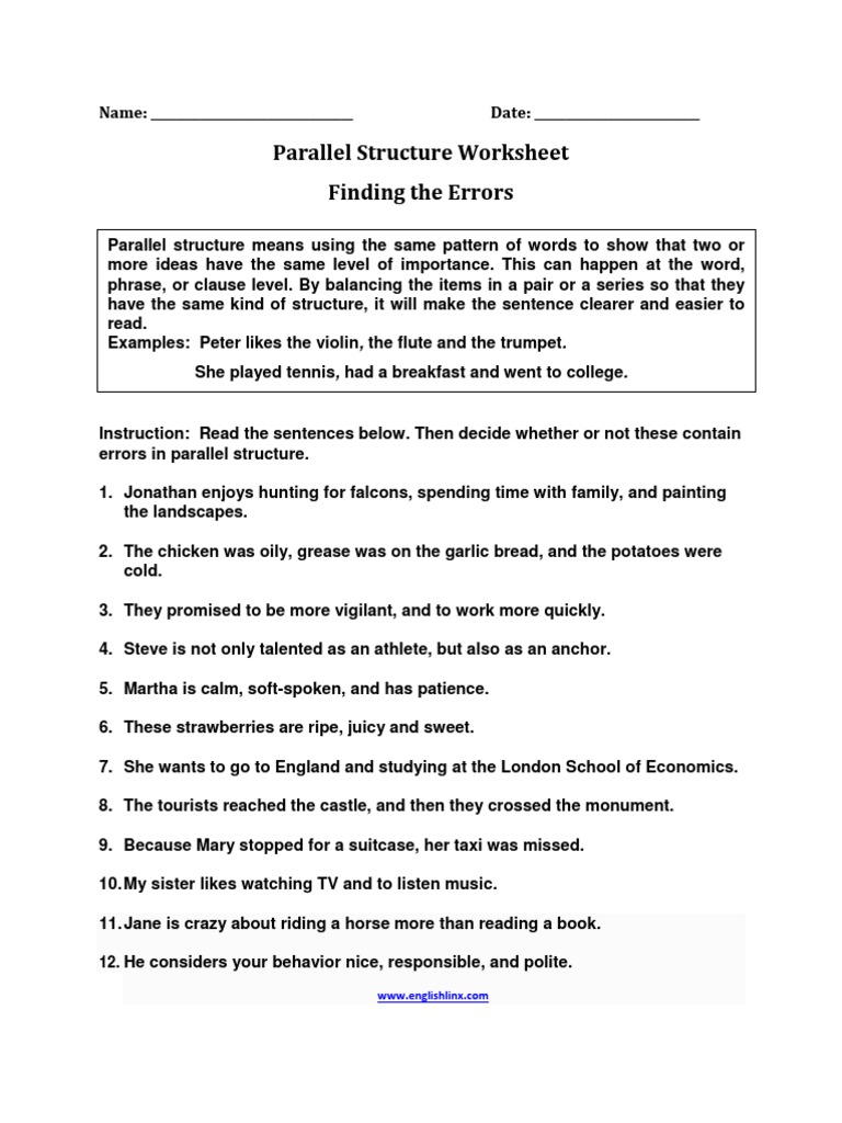 finding-the-errors-parallel-worksheet-pdf-syntax-linguistics